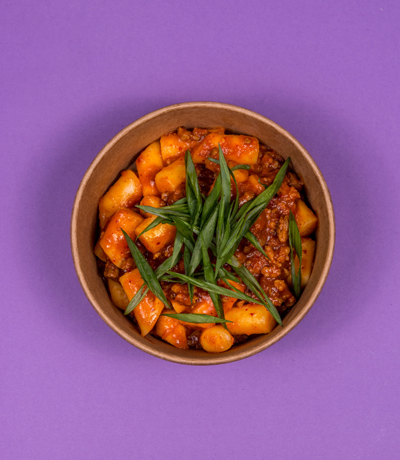tteokbokki + wieprzowina