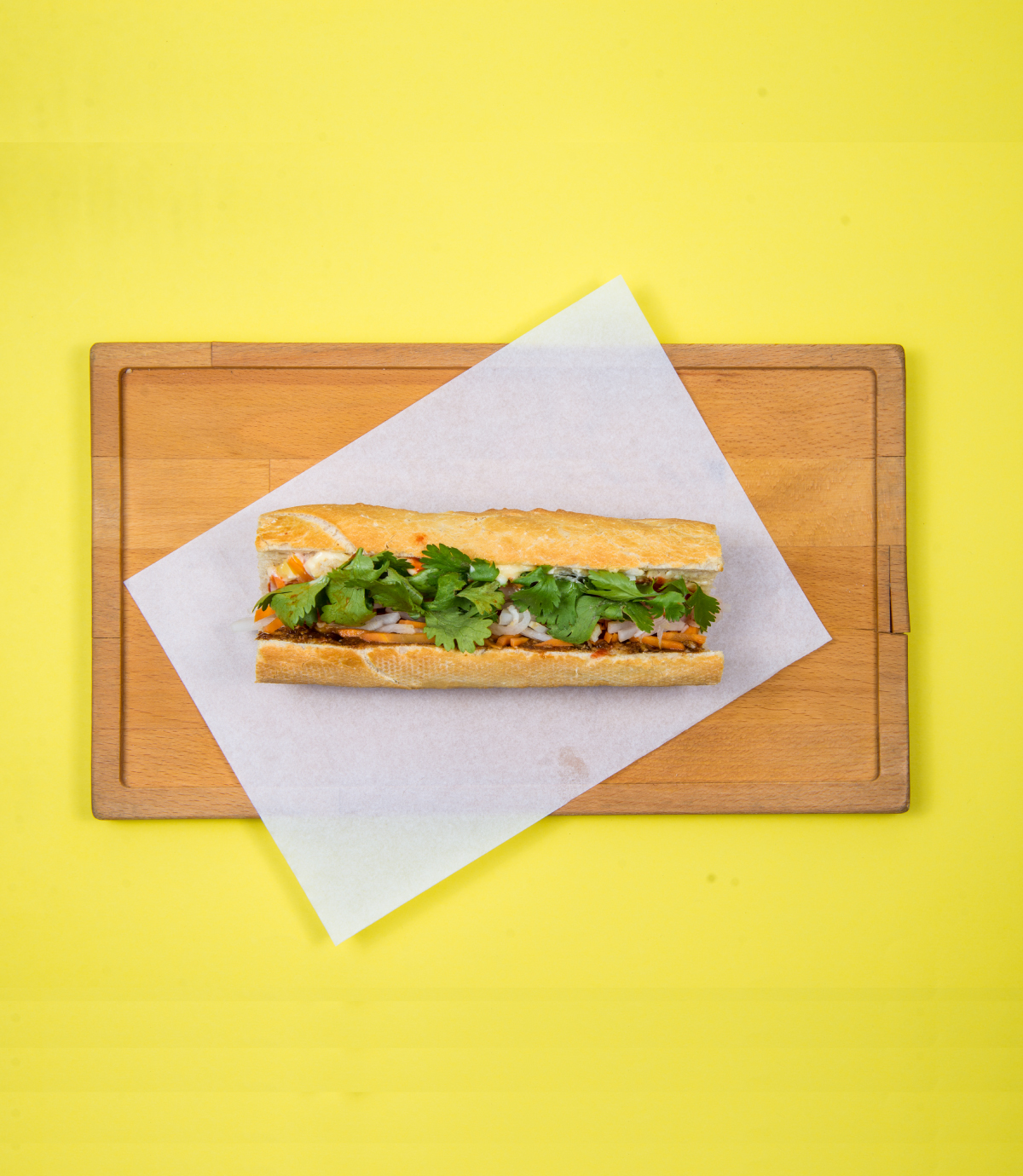 Dania na wynos: Bánh mi sandwich wege