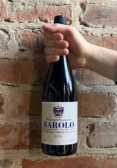 Wino Ferdinando Principiano Barolo Serralunga d’Alba 2020